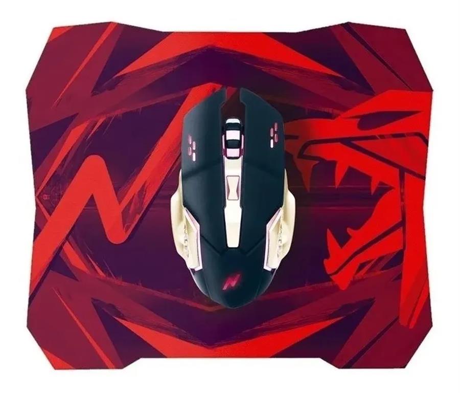 COMBO MOUSE + PAD GAMER NOGA ST-800 2400DPI 28X24
