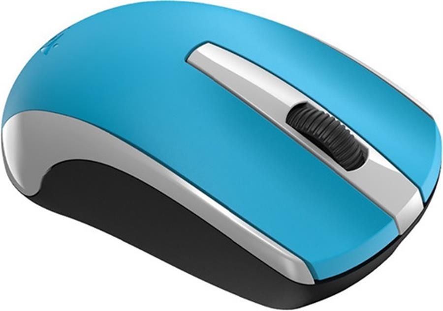MOUSE INALAMBRICO RECARGABLE GENIUS ECO-8100 CELESTE