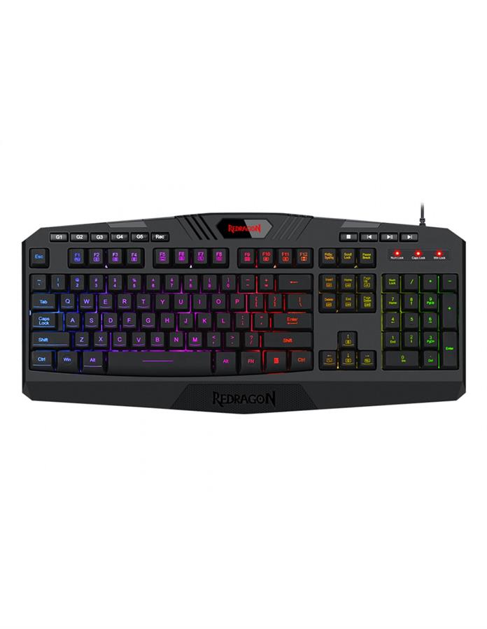 TECLADO GAMING REDRAGON HARPE PRO RETROILUMINADO RGB 16 TECLAS MULTIMEDIA
