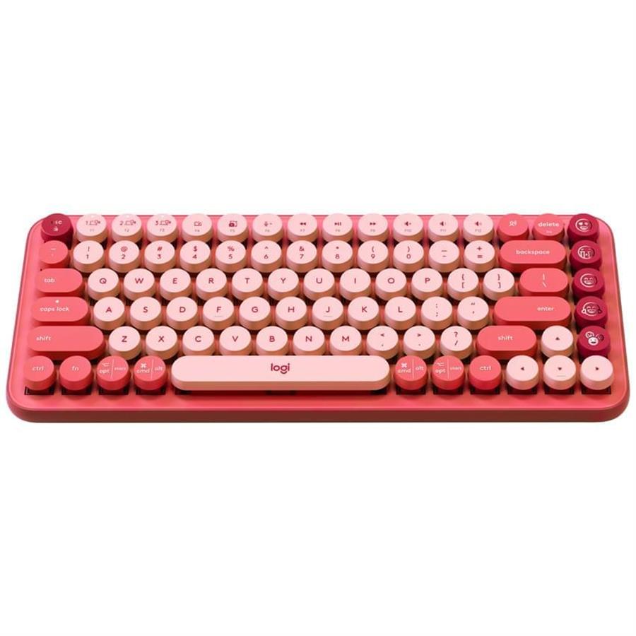 TECLADO MECANICO POP KEYS LOGITECH CORAL ROSE