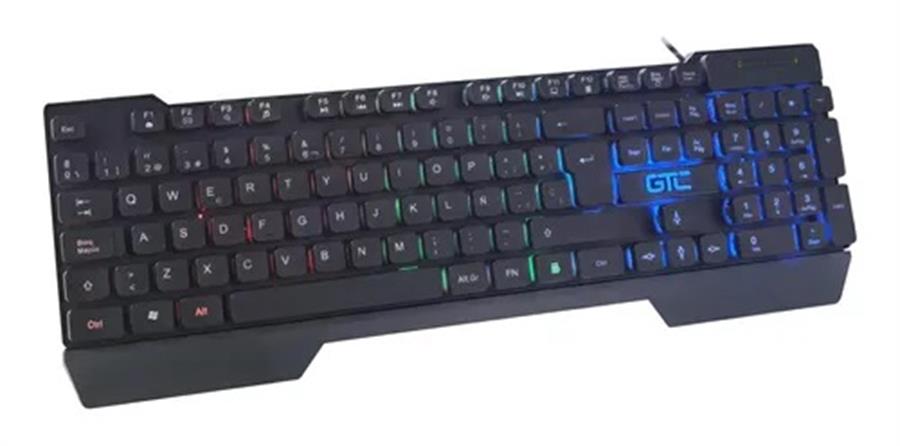 COMBO GAMING TEC+MOU+AURIC+PAD GTC CBG-022 RETROILUMINADO