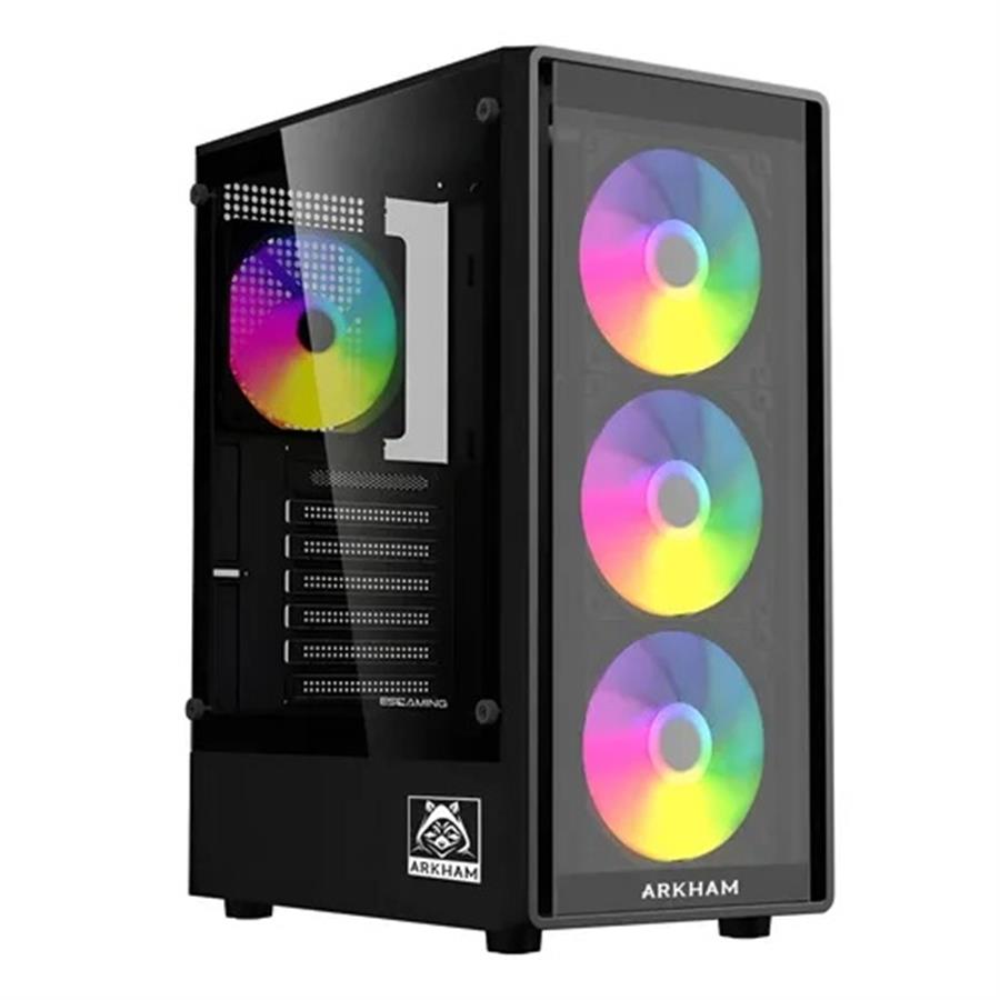 GABINETE GAMER ARKHAM CANCRI ECO 4 FAN ARGB ATX