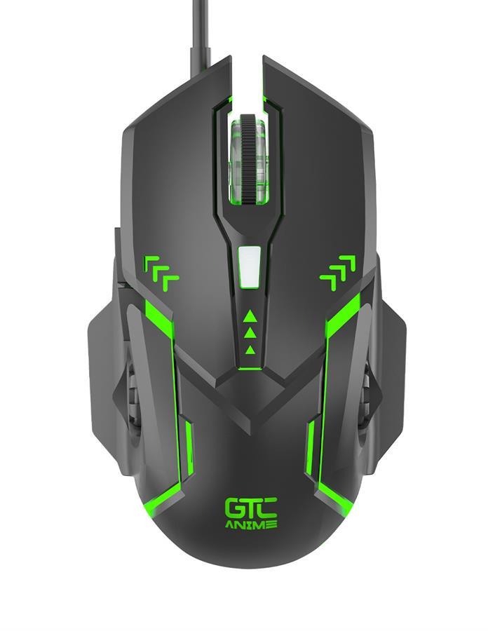 MOUSE GAMING GTC ANIME ANI-M02 - 7 COLORES - 2400DPI
