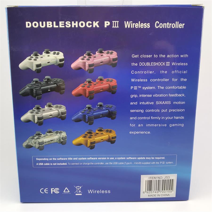 JOYSTICK INALAMBRICO D-SHOCK PS3 GEN V.COLORES (NEG-AZUL)