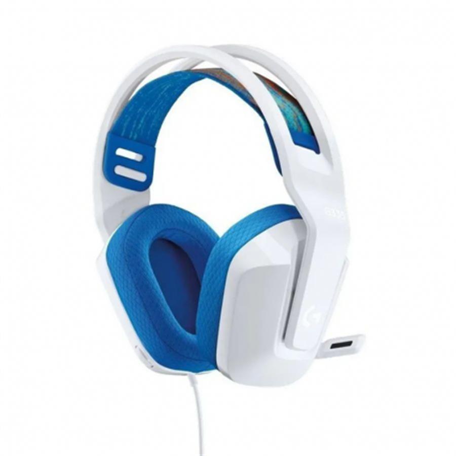 AURICULAR GAMING LOGITECH G335 3.5MM BLANCO/AZUL