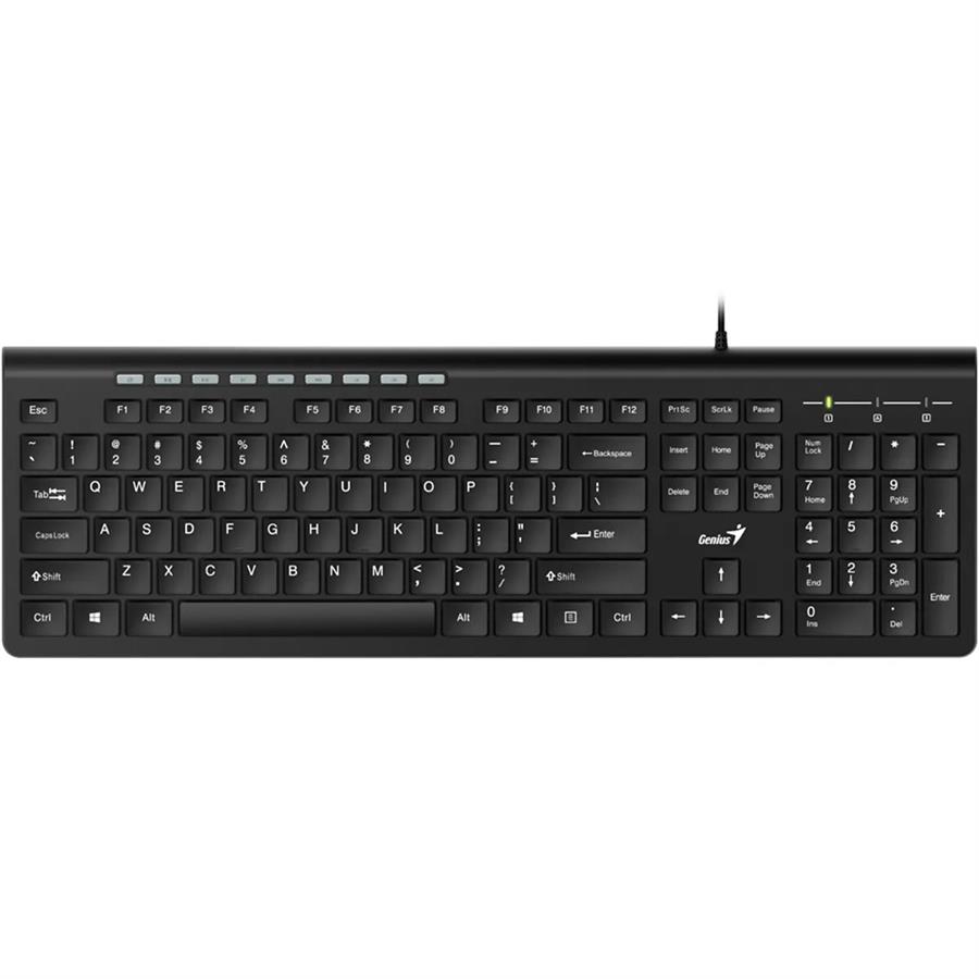 TECLADO GENIUS SLIMSTAR 230 USB NEGRO