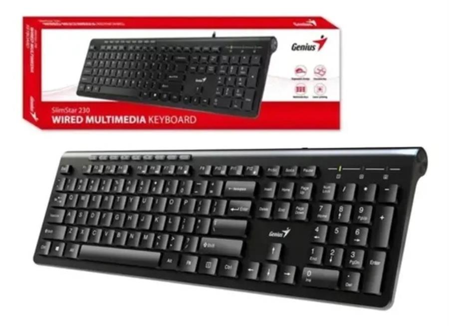 TECLADO GENIUS SLIMSTAR 230II USB