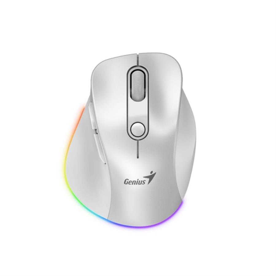 MOUSE GENIUS ERGO 9000S PRO INALAMBRICO BLANCO