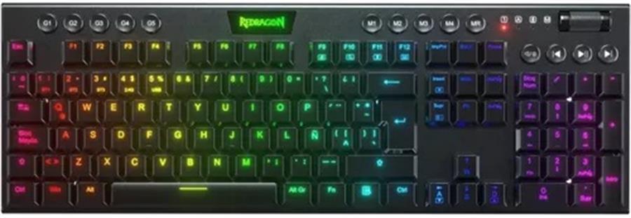 TECLADO MECANICO REDRAGON BLACK HORUS K619-RGB