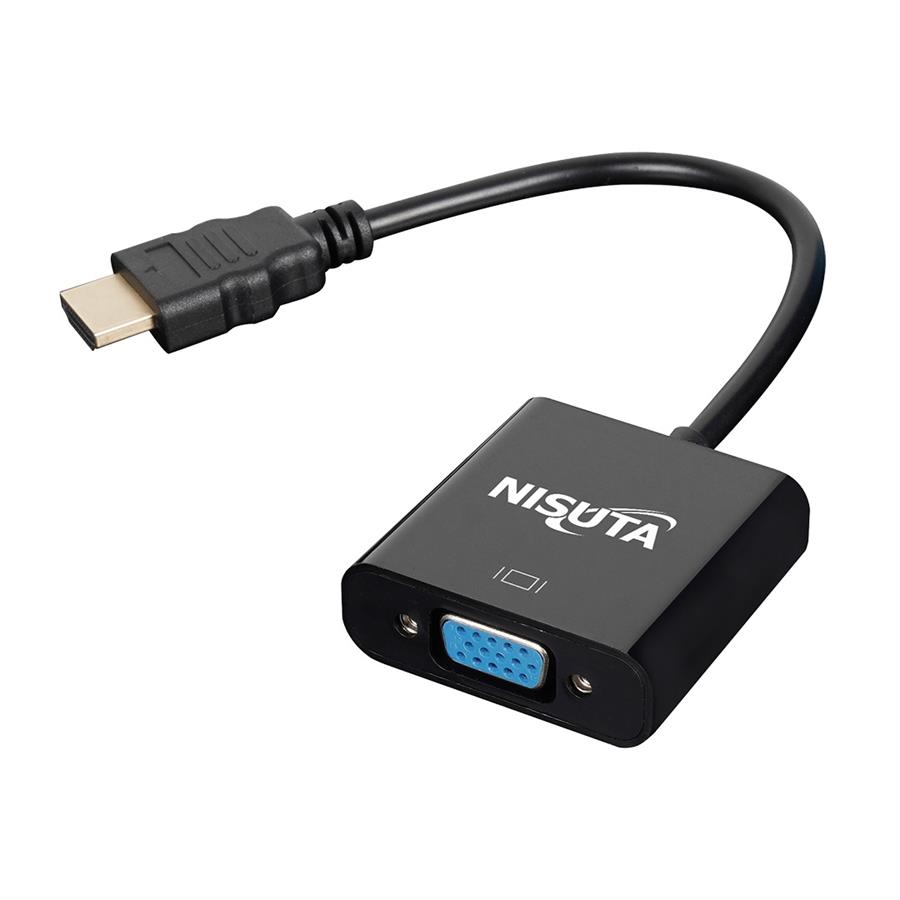 CONVERSOR HDMI A VGA NISUTA NSCOHDVG6
