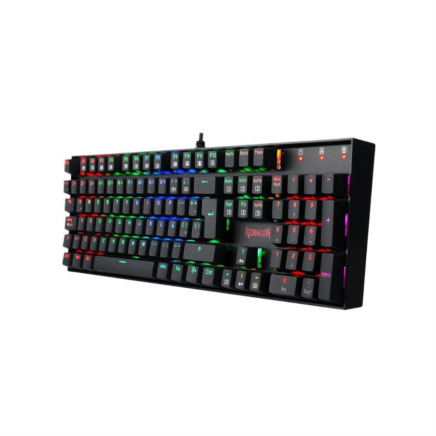 TECLADO MECANICO REDRAGON MITRA BLACK K551RGB-1-SP