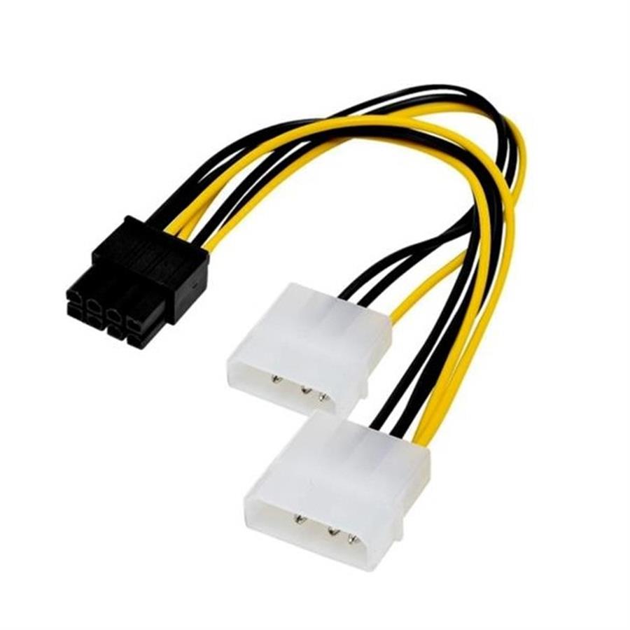 ADAPTADOR DE 8 PINES A 2 MOLEX PARA MOTHER NSAD824