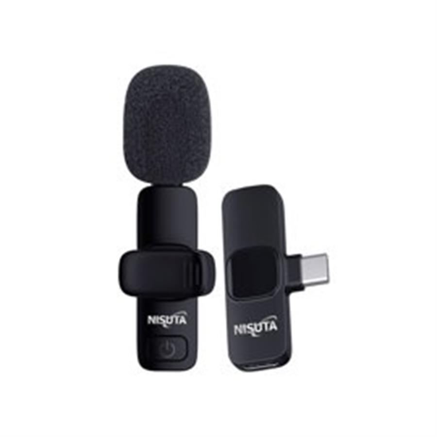 MICROFÓNO INALÁMBRICO (USB C) 2.4GHZ NISUTA NSMICW1