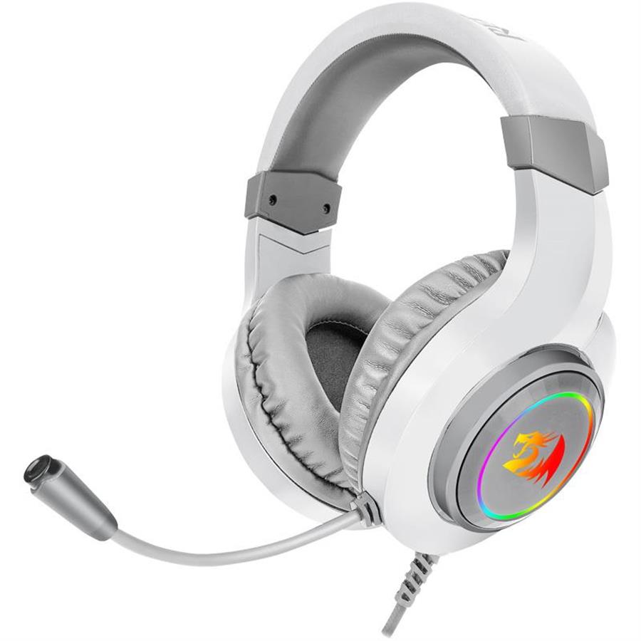 AURICULAR GAMING REDRAGON HYLAS WHITE H260W-RGB 2