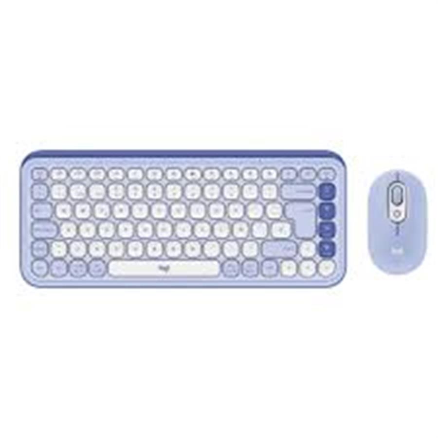 COMBO TECLADO + MOUSE POP ICON LOGITECH BT LILA