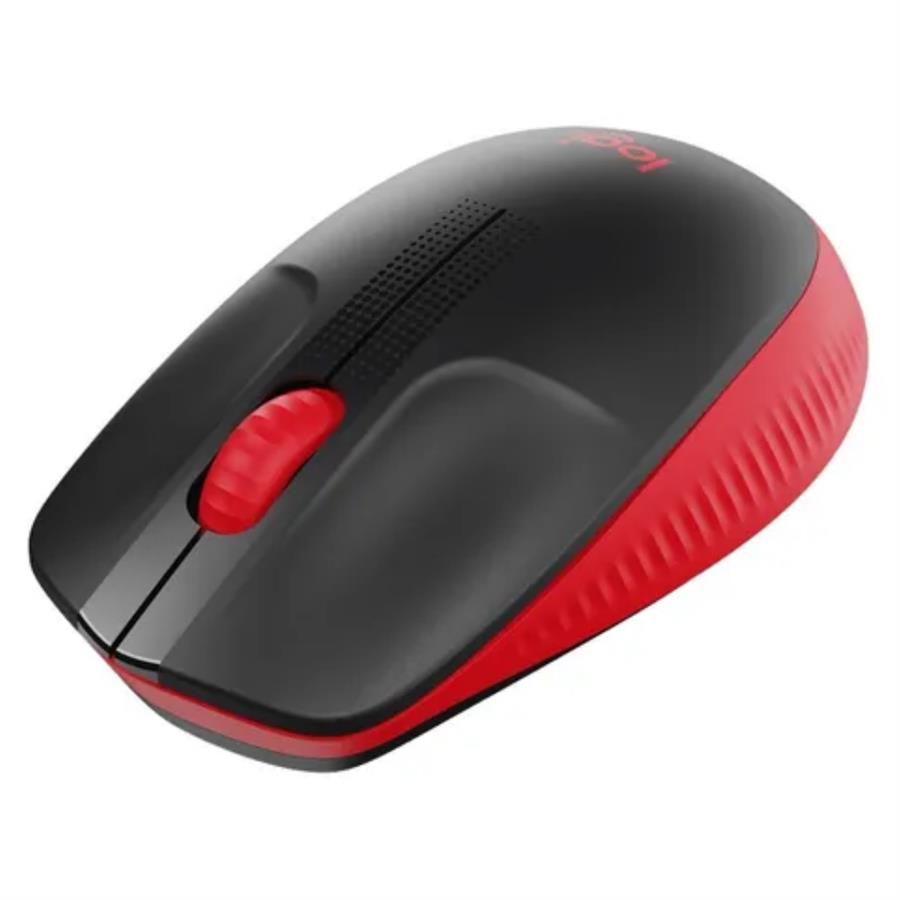 MOUSE INALAMBRICO LOGITECH M190 NEGRO-ROJO