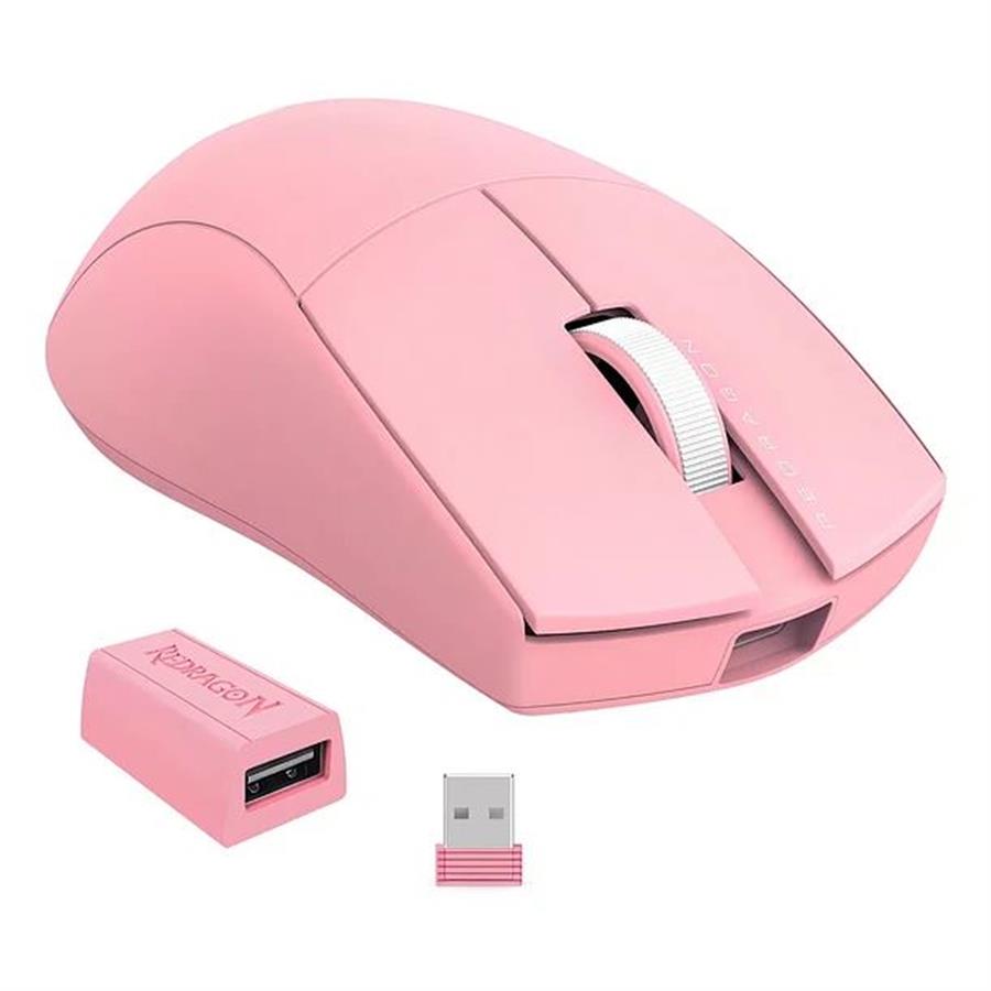 MOUSE REDRAGON KING PRO PINK 26.000 DPI M916P-PRO-1K