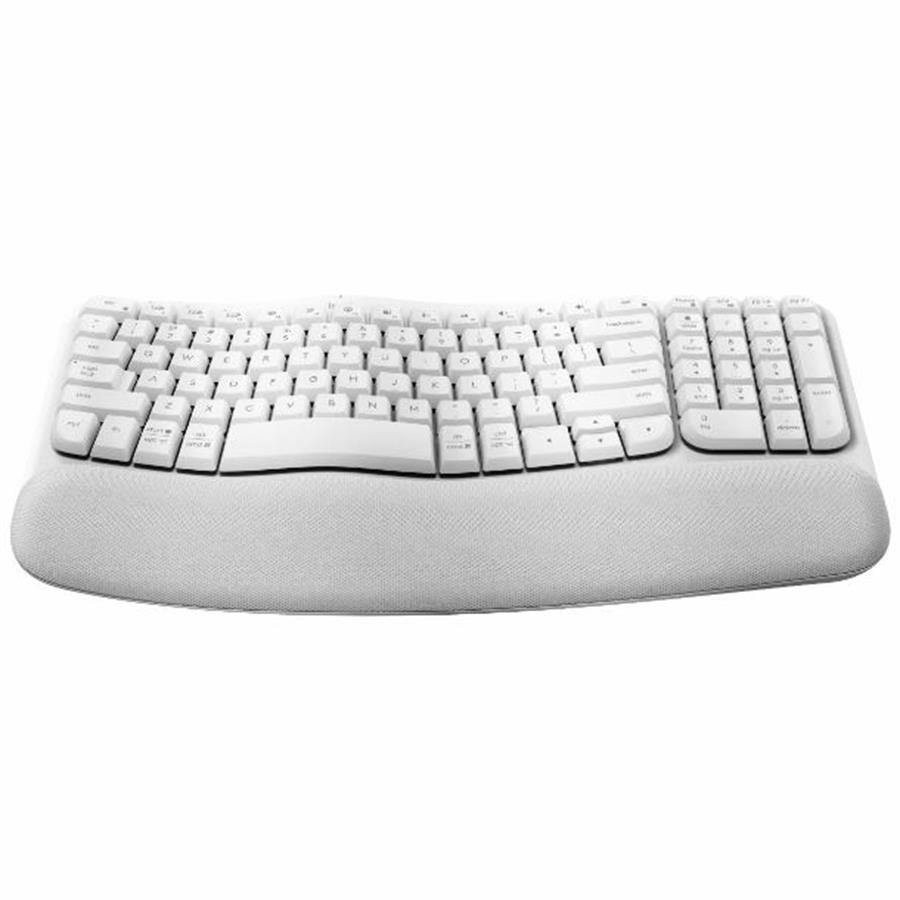 TECLADO LOGITECH WAVE KEYS ERGO BLANCO WIRELESS