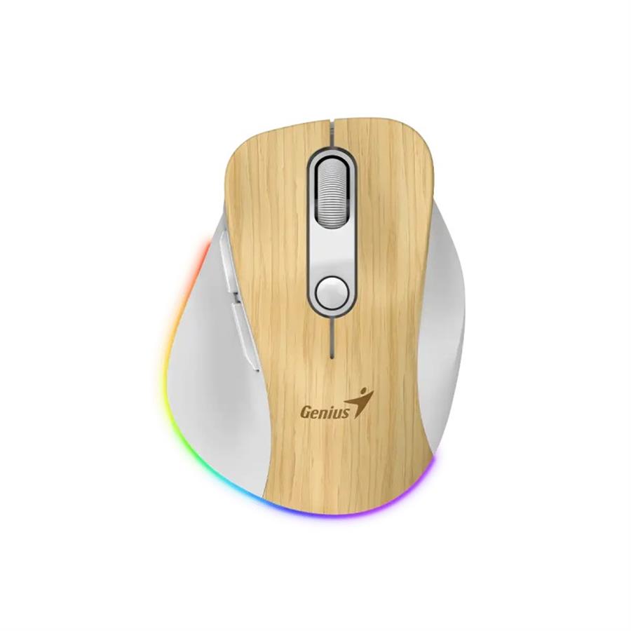 MOUSE GENIUS ERGO 9000S PRO INALAMBRICO MADERA