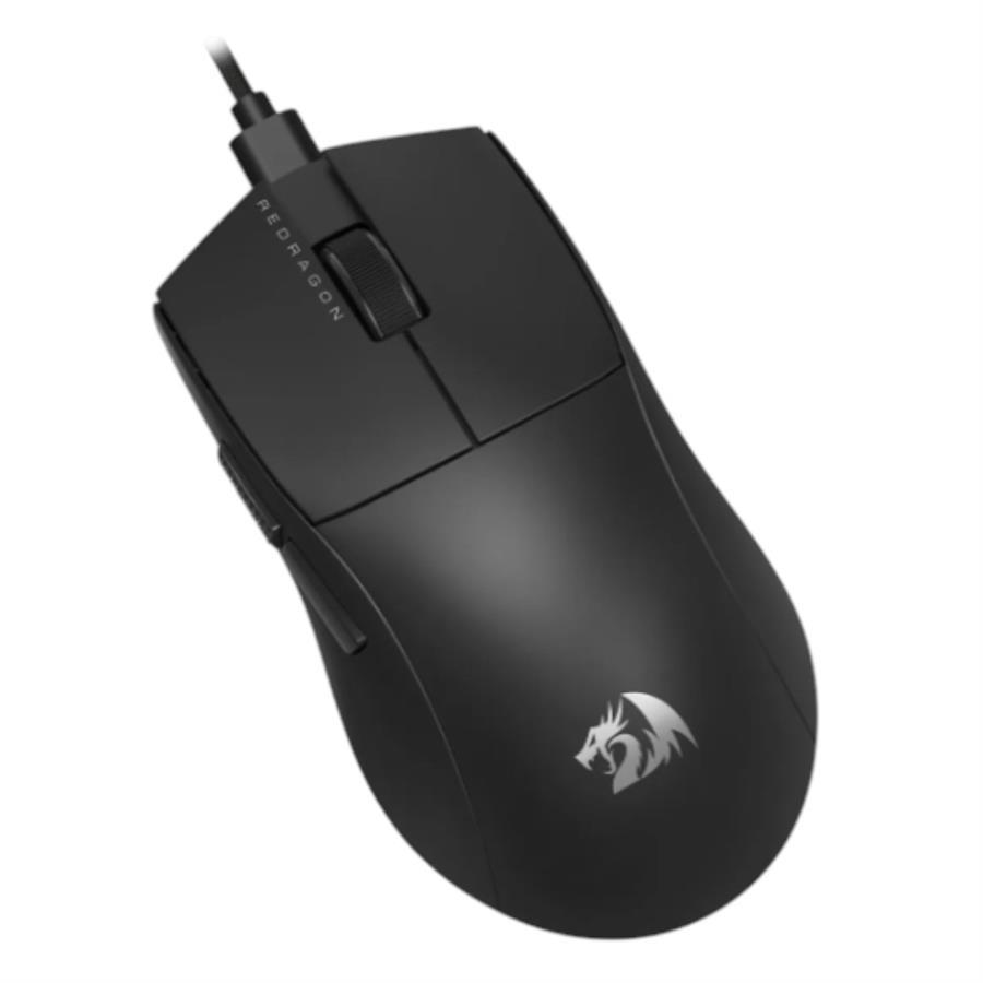 MOUSE REDRAGON KING 1K BLACK 12,400 DPI M724 M724