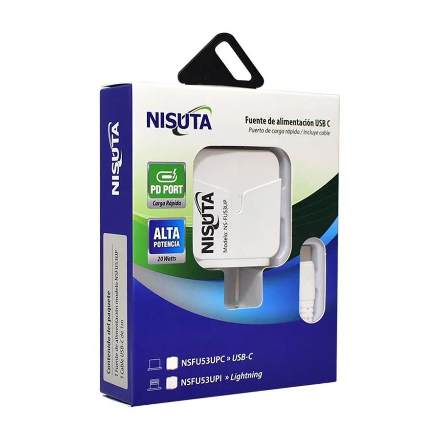 FUENTE DE ALIMENTACIÓN LIGHTNING PD NISUTA NSFU53UPI