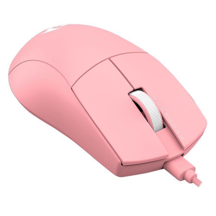 MOUSE REDRAGON KING 1K PINK 12.400 DPI M724P M724P