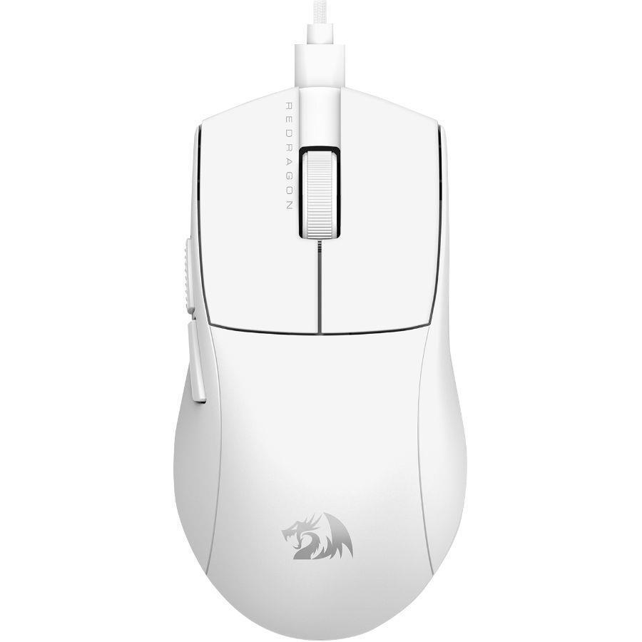MOUSE REDRAGON KING 1K WHITE 12,400 DPI M724W M724W